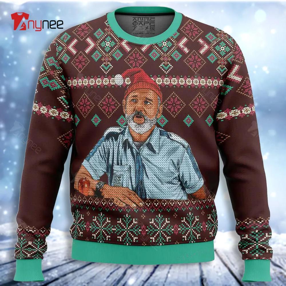 Bill Murray The Dead Dont Die Christmas Ugly Christmas Sweater- Best Christmas Gifts 2023