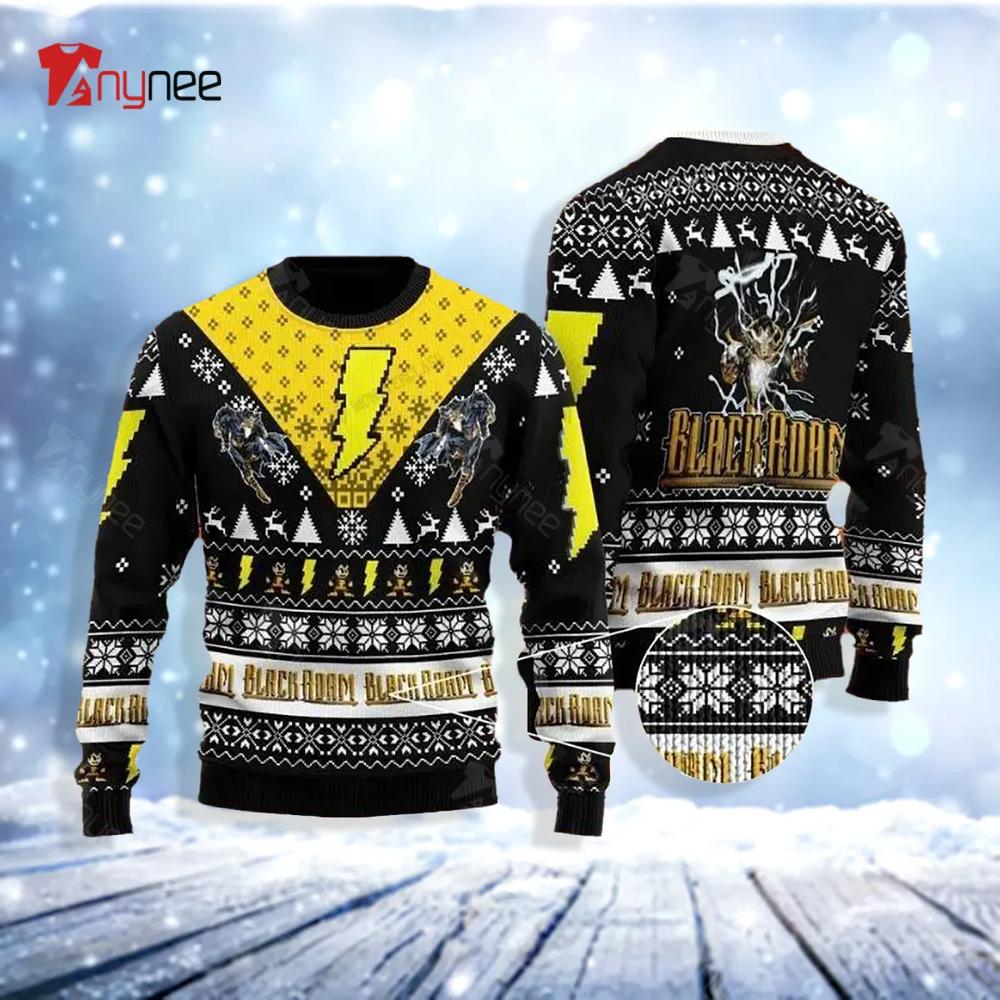 Black Adam Ugly Christmas Sweater- Best Christmas Gifts 2023