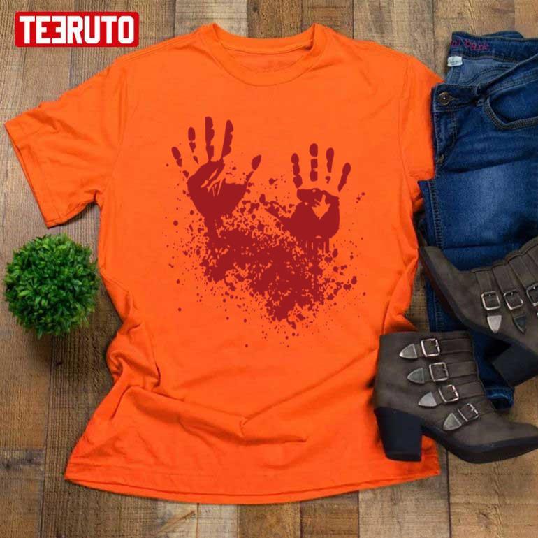 Blood Hand Killer Horror Halloween Unisex T-Shirt