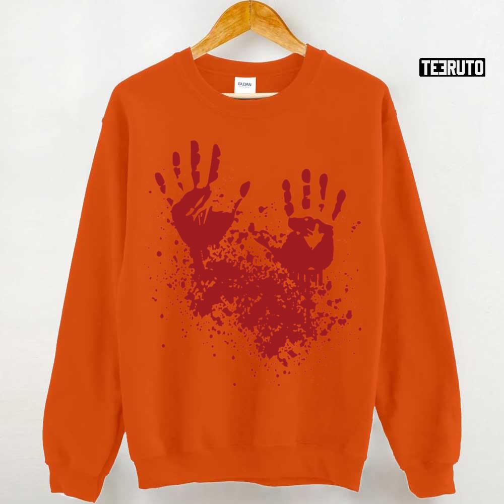 Blood Hand Killer Horror Halloween Unisex T-Shirt