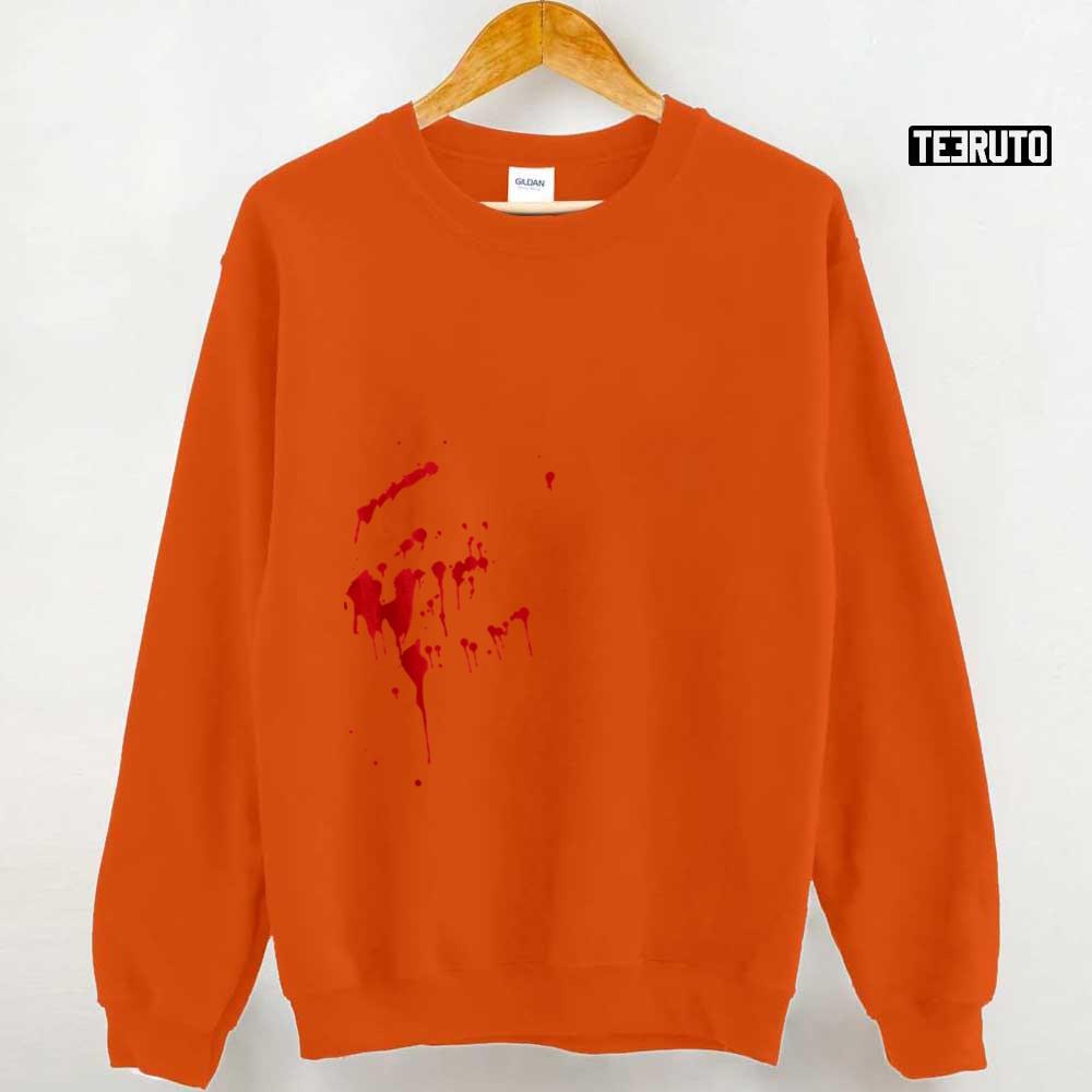 Blood Splatter Costume Design Halloween Unisex T-Shirt