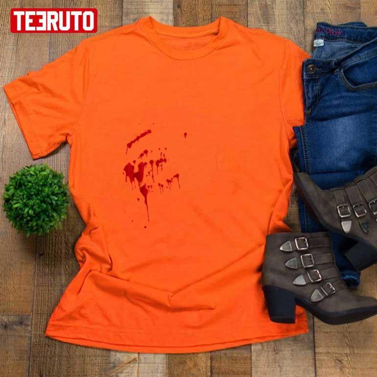 Blood Splatter Costume Design Halloween Unisex T-Shirt