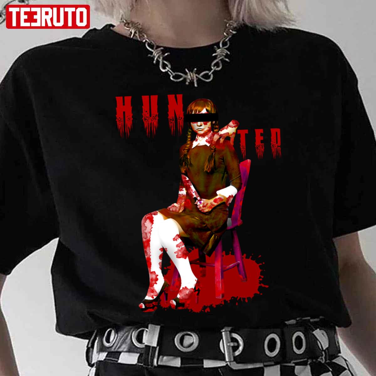 Bloody And Spooky Young Hun Ted Princess Halloween Unisex T-Shirt