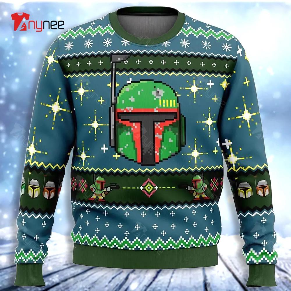 Cute Boba Fett Ugly Christmas Sweater- Best Christmas Gifts 2023