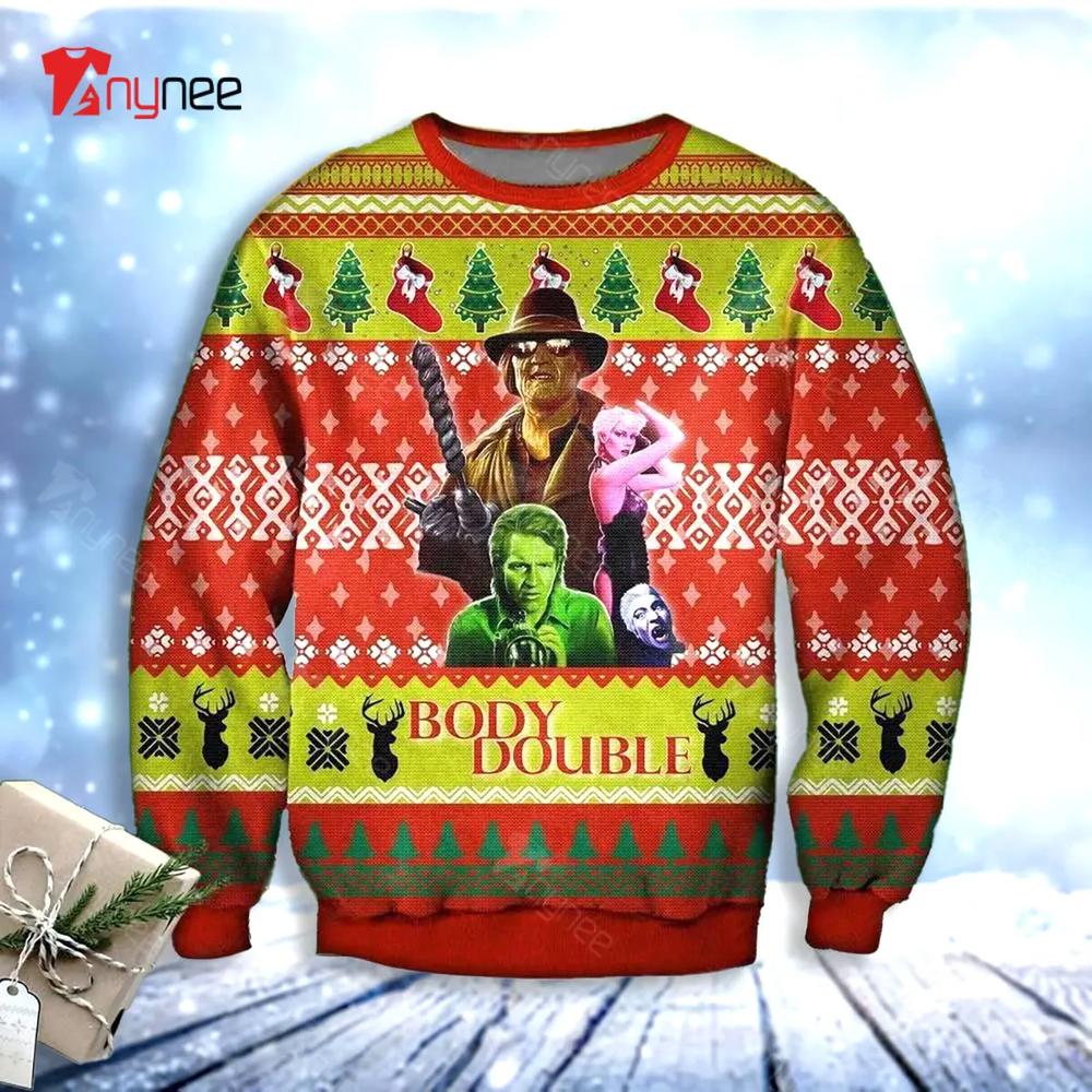 Body Double Movie Ugly Christmas Sweater- Best Christmas Gifts 2023