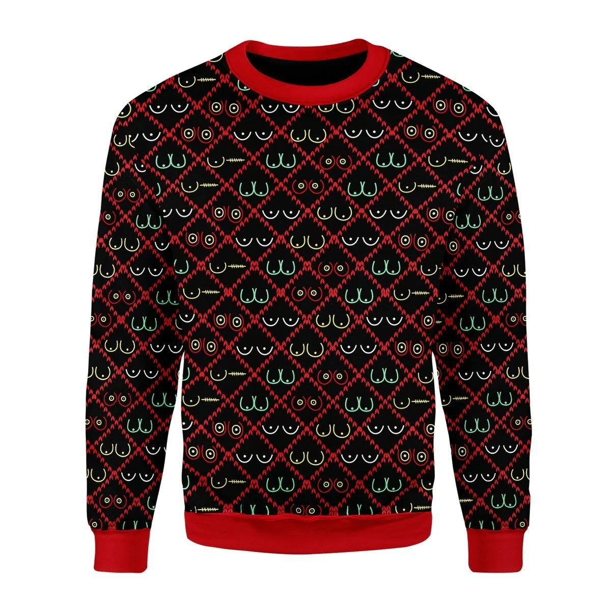 Boobs Ugly Christmas Sweater | For Men & Women | Adult | US3442- Best Christmas Gifts 2023