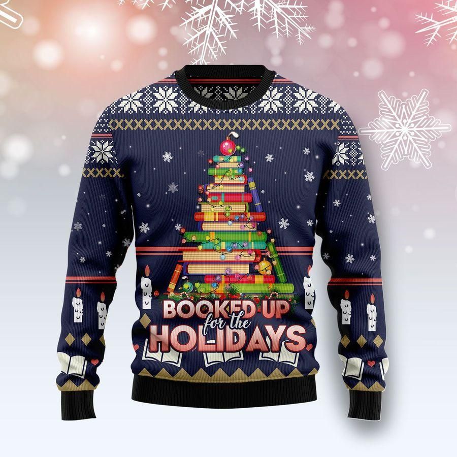 Book Christmas Tree Ugly Christmas Sweater | For Men & Women | Adult | US1567- Best Christmas Gifts 2023