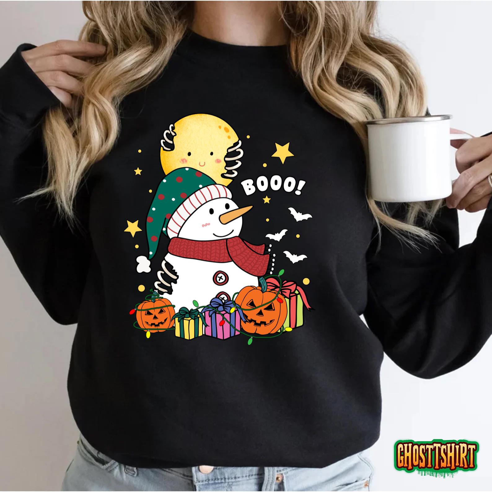 Booo Christmas Halloween Gift, Funny halloween Gifts Ideas 2022 Classic T-Shirt