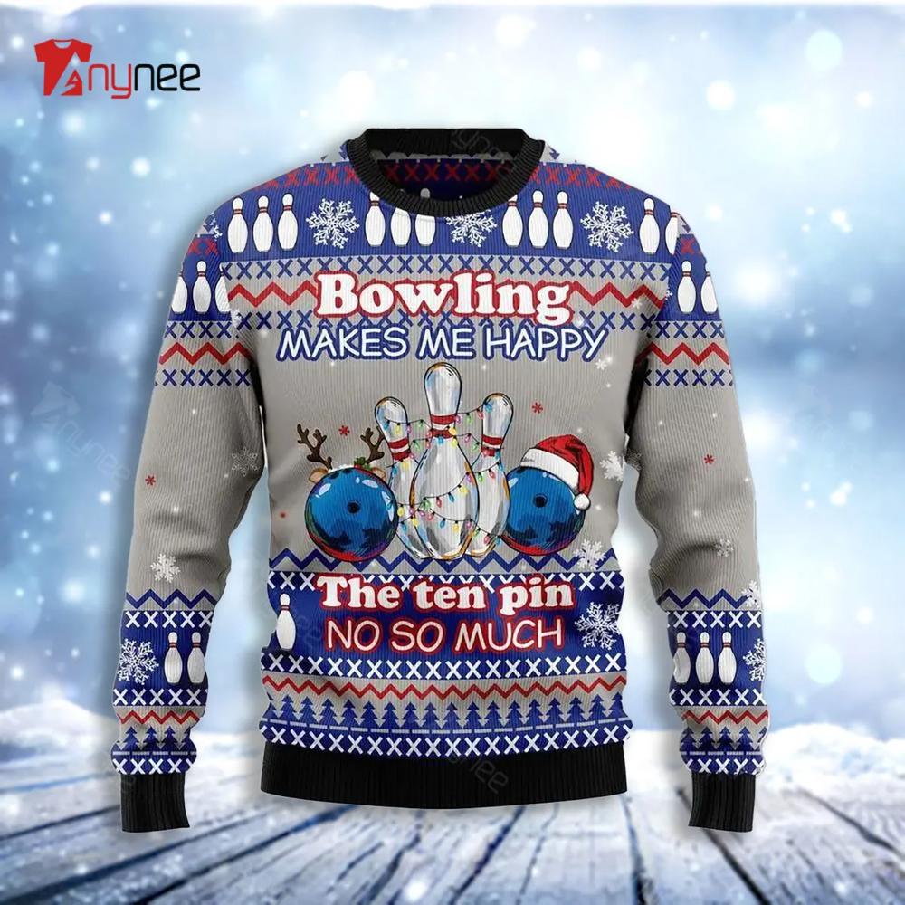 Bowling Merry Christmas Christmas Ugly Christmas Sweater- Best Christmas Gifts 2023