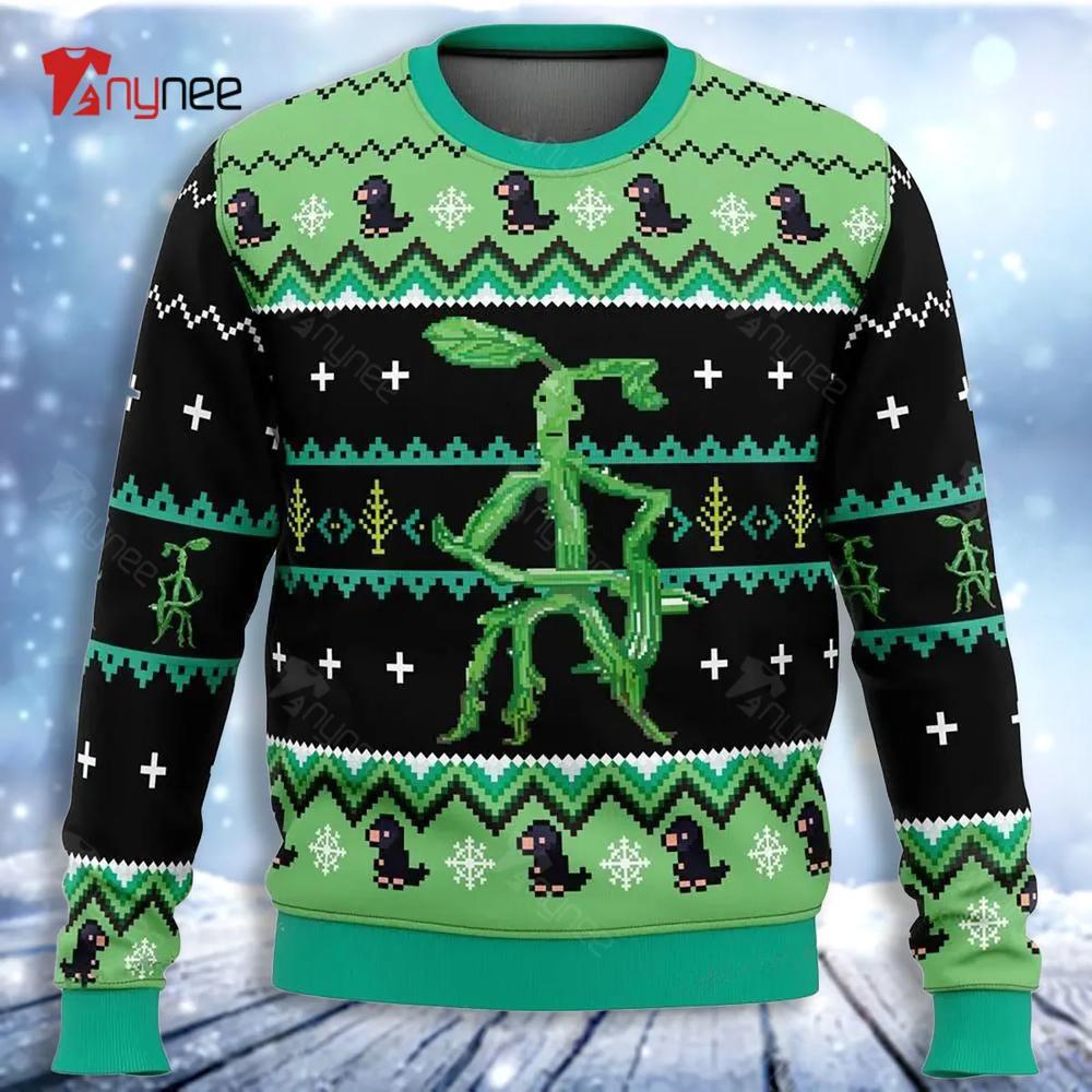 Bowtruckle Fantastic Beasts Ugly Christmas Sweater- Best Christmas Gifts 2023