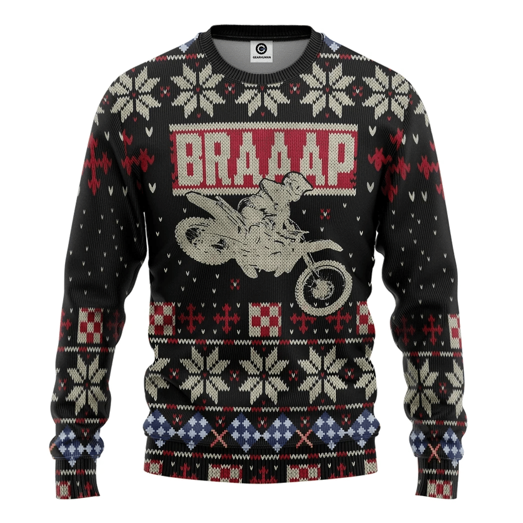 Braaap Ugly Christmas Sweater | For Men & Women | Adult | US3228- Best Christmas Gifts 2023