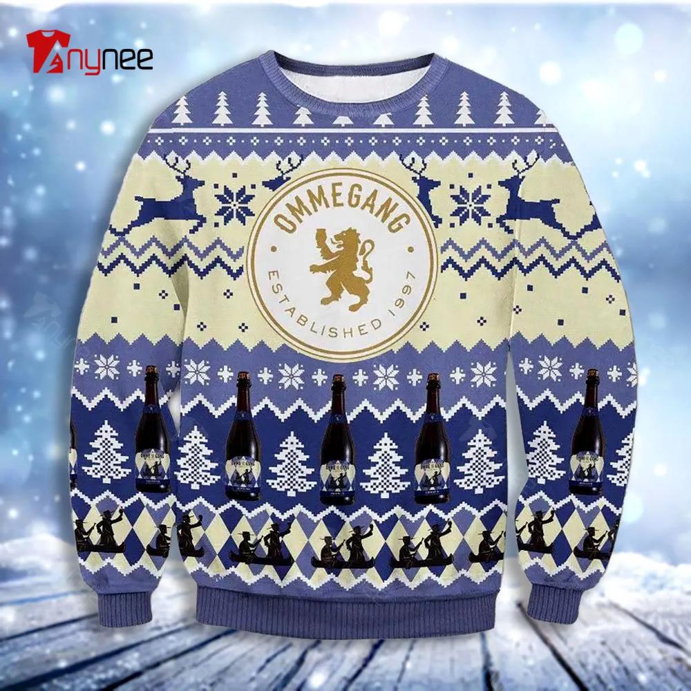 Brewery Ommegang Hennepin Christmas Ugly Christmas Sweater- Best Christmas Gifts 2023