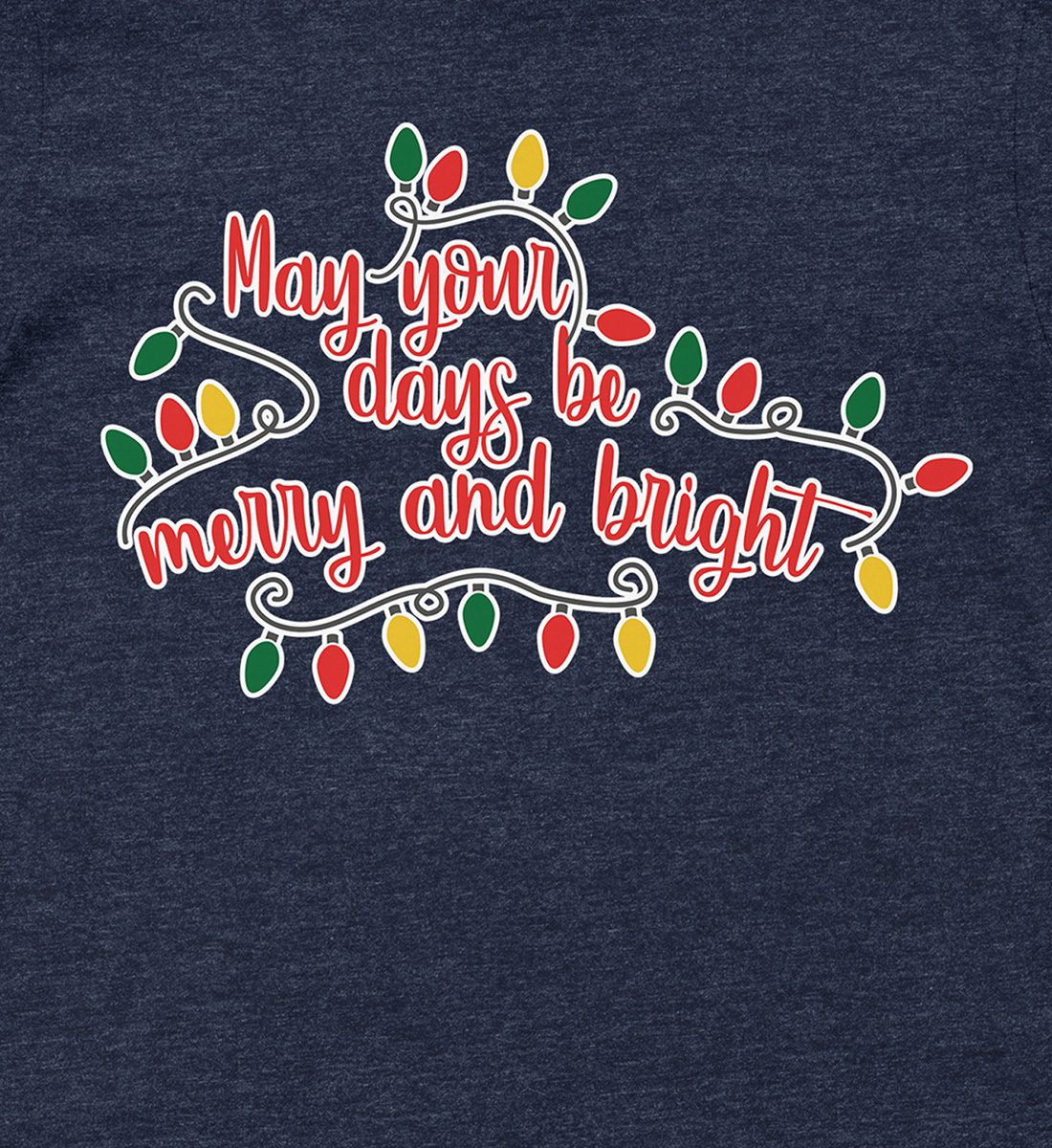 Bright & Merry Christmas Shirt