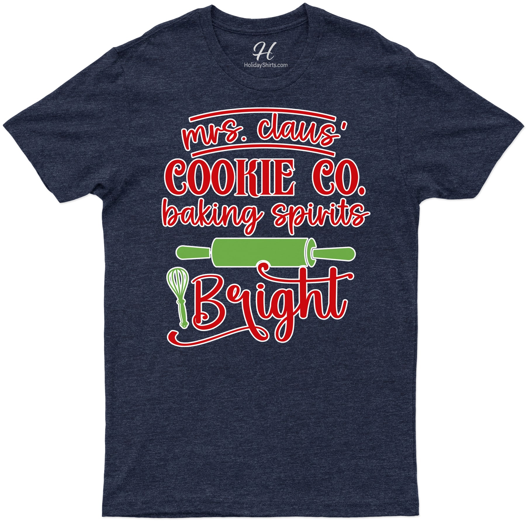 Bright Baking Spirits Christmas Shirt by Cookie Co.