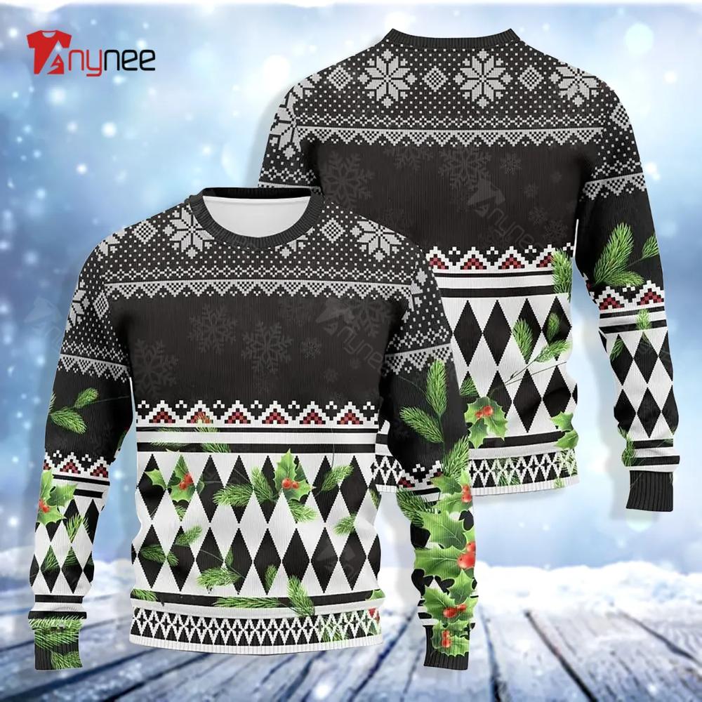 Brocade Motifs Womens Ugly Christmas Sweater- Best Christmas Gifts 2023