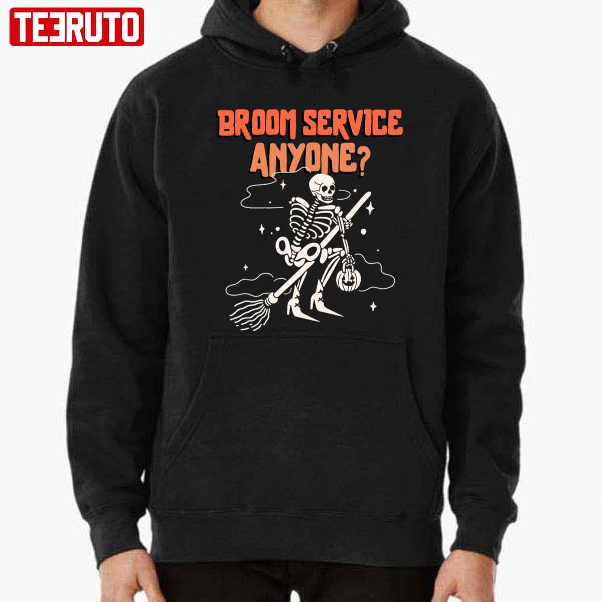 Broom Service Anyone Halloween Unisex T-Shirt