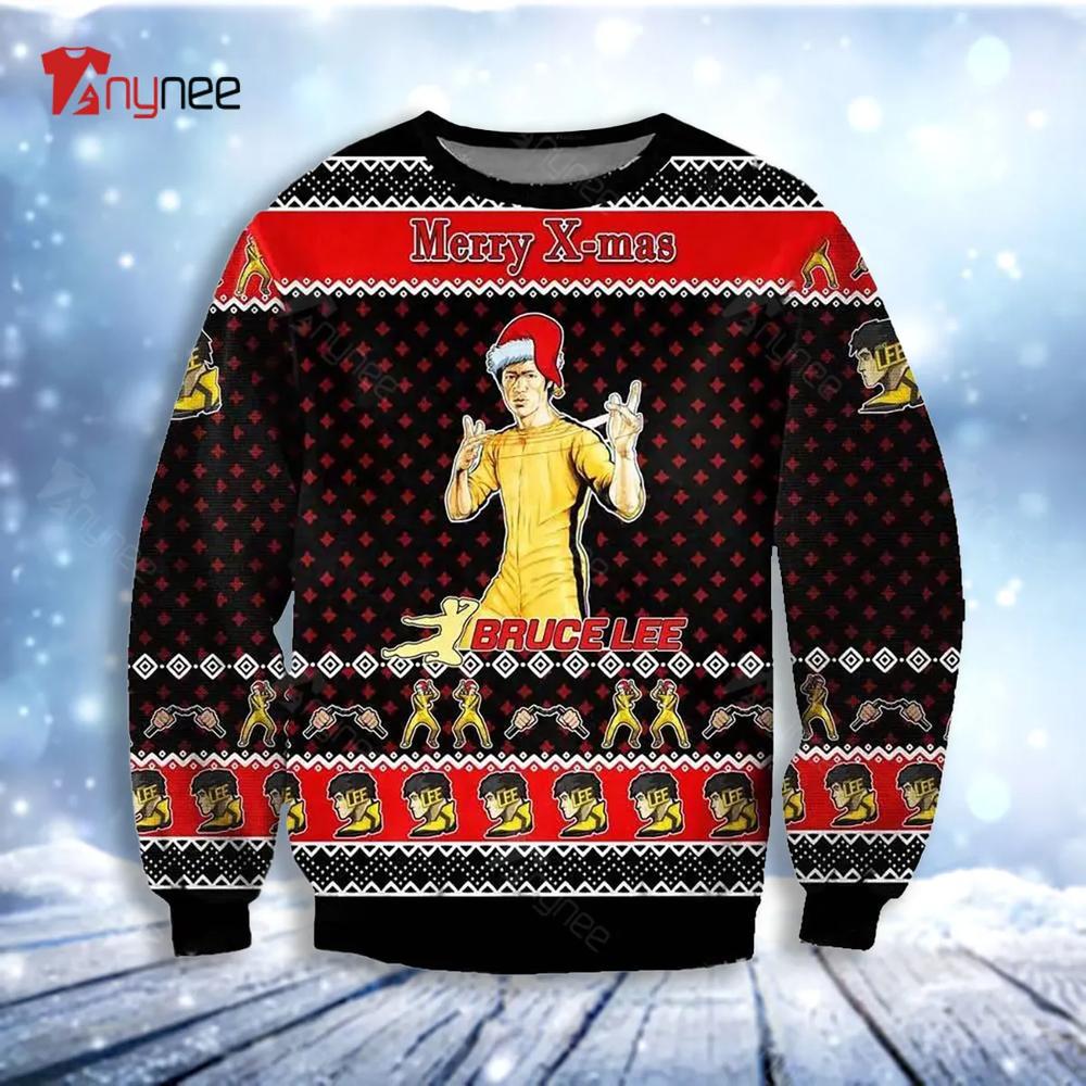 Bruce Lee Ugly Christmas Sweater- Best Christmas Gifts 2023