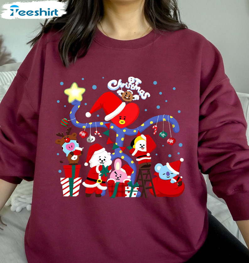 Bts Christmas Shirt, Cooky Christmas Unisex T-shirt Sweatshirt