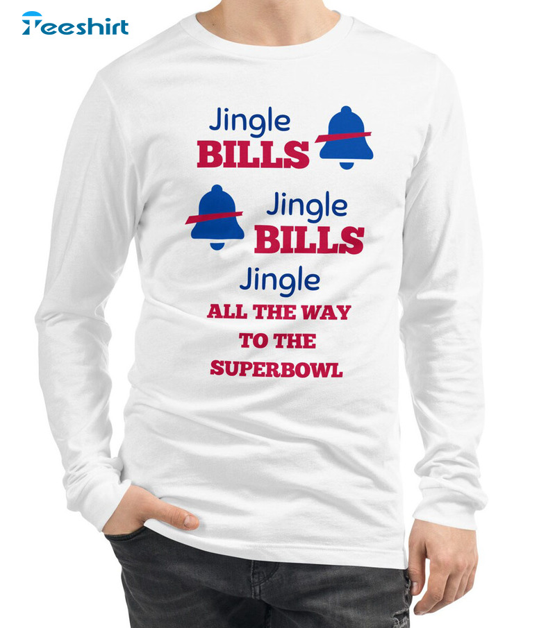 Buffalo Bills Jingle Bills Shirt, Christmas Trendy Unisex T-shirt Crewneck