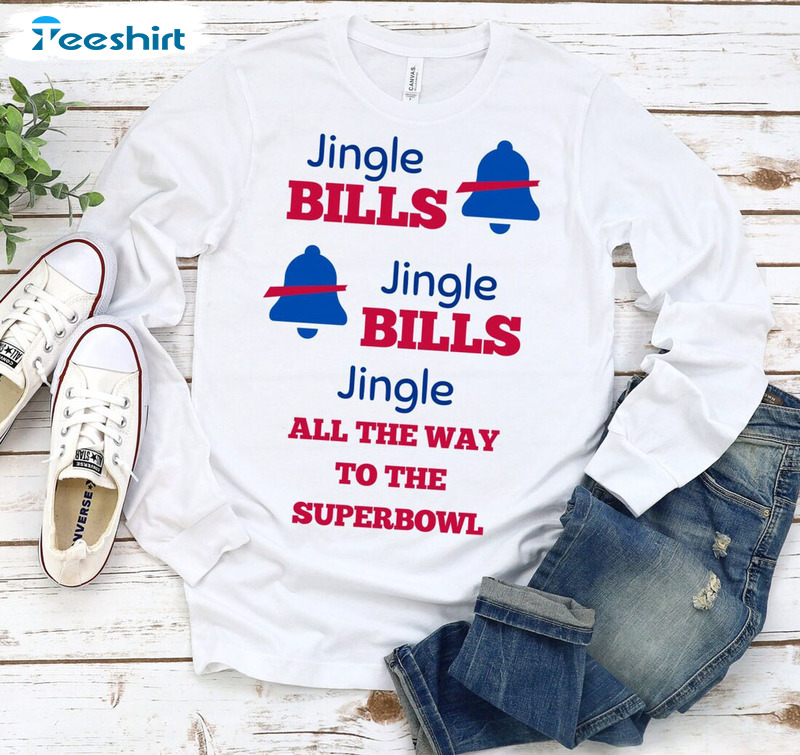 Buffalo Bills Jingle Bills Shirt, Christmas Trendy Unisex T-shirt Crewneck