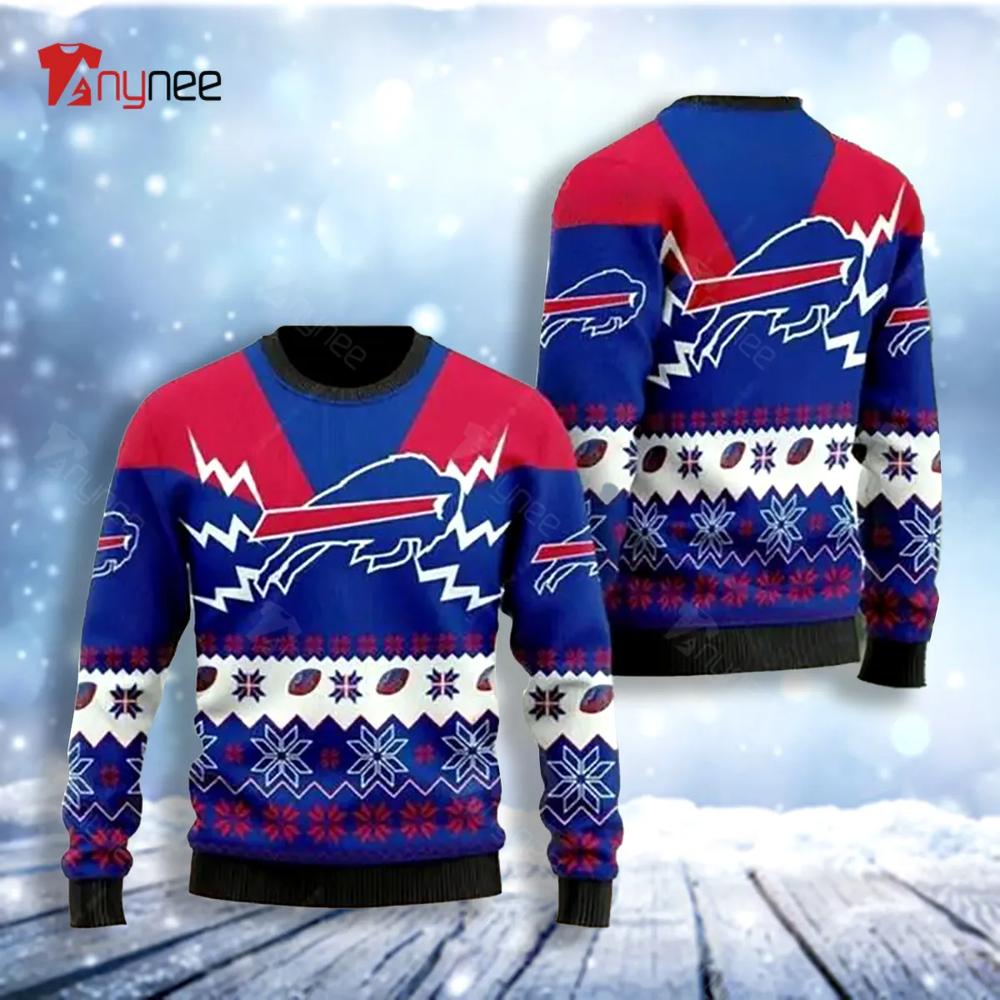 Buffalo Bills Ugly Sweater 3D Ugly Xmas Sweater Gifts For Christmas Ugly Christmas Sweater- Best Christmas Gifts 2023