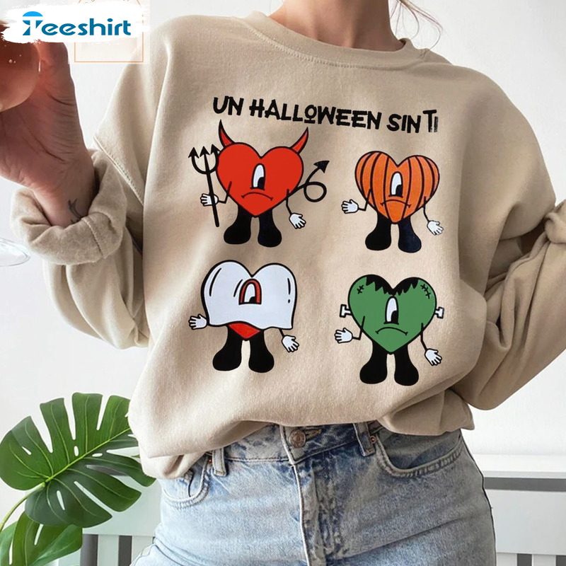 Bunny Halloween Sweatshirt – Un Verano Sin Cute Unisex Hoodie Tank Top