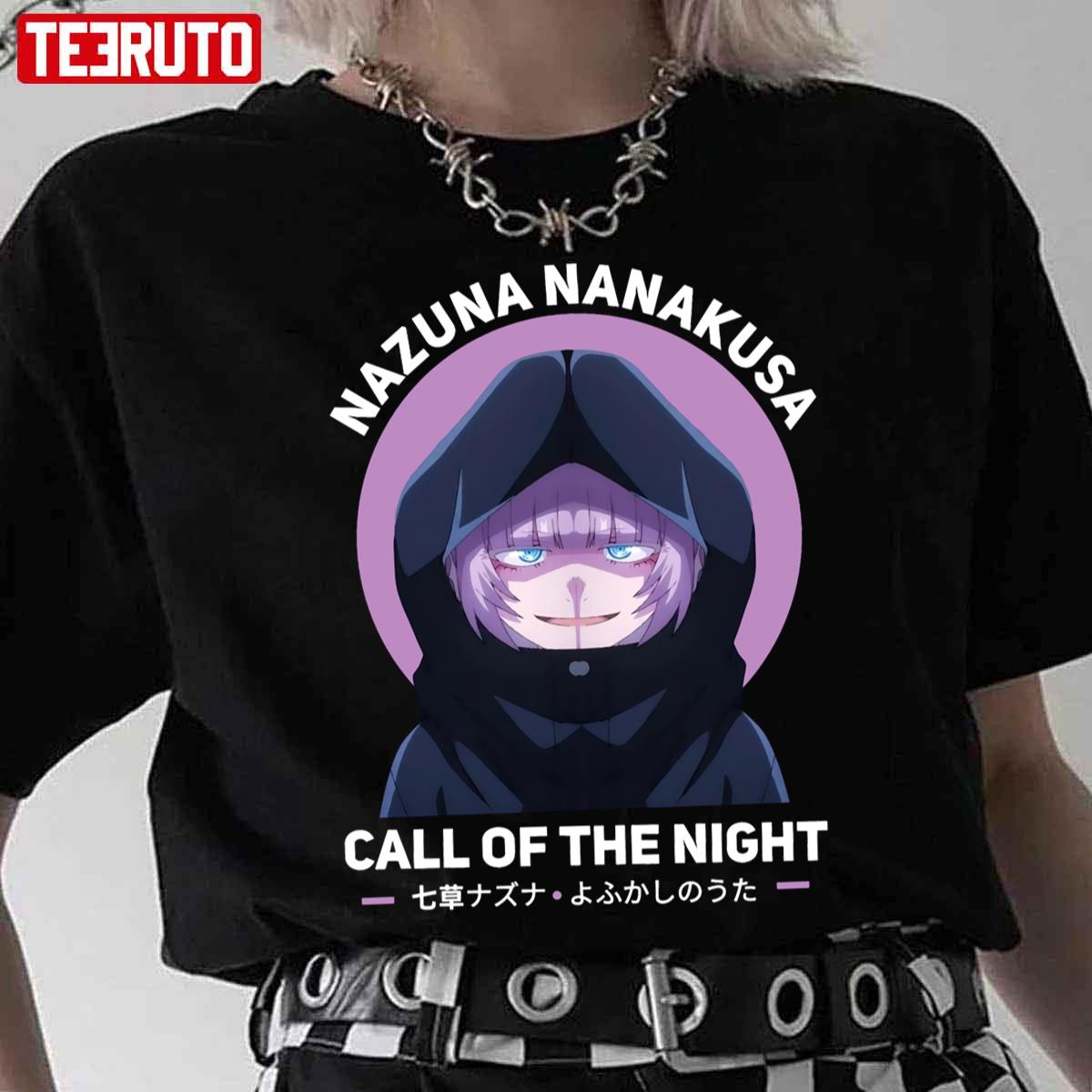 Call Of The Night Scary Nazuna Halloween Unisex T-Shirt