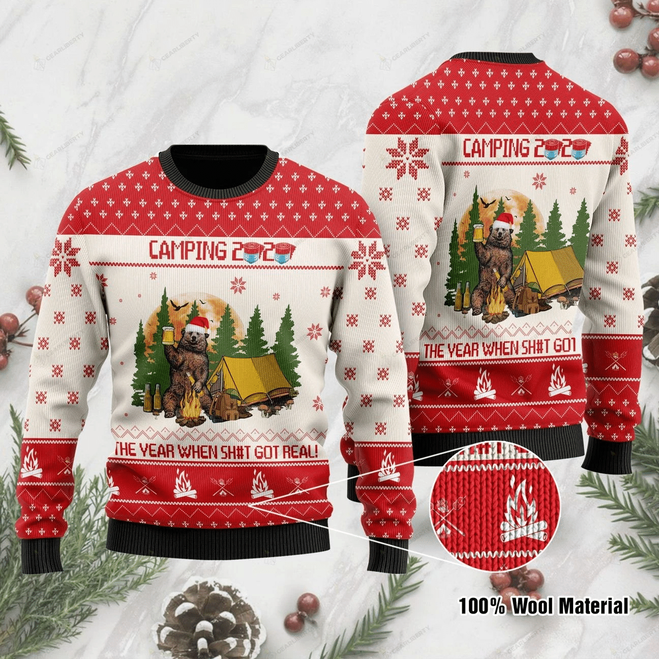 Camping Ugly Christmas Sweater | For Men & Women | Adult | US1241- Best Christmas Gifts 2023