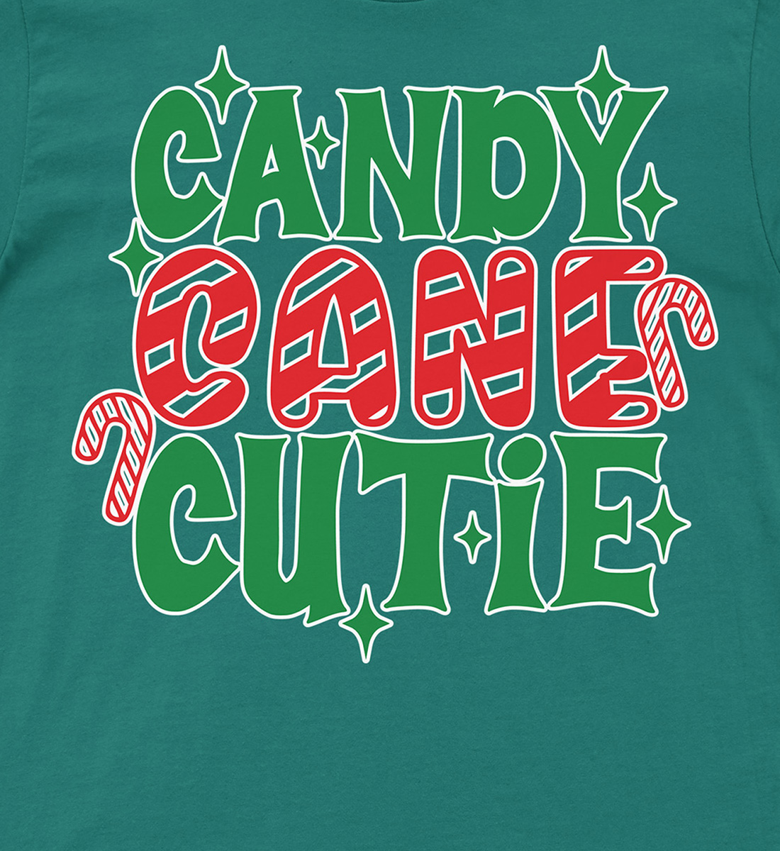 Candy Cane Cutie Festive Xmas Shirt