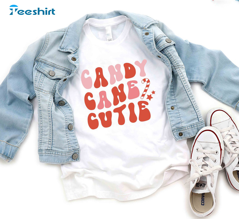 Candy Cane Cutie Shirt, Christmas Holiday Unisex T-shirt Unisex Hoodie