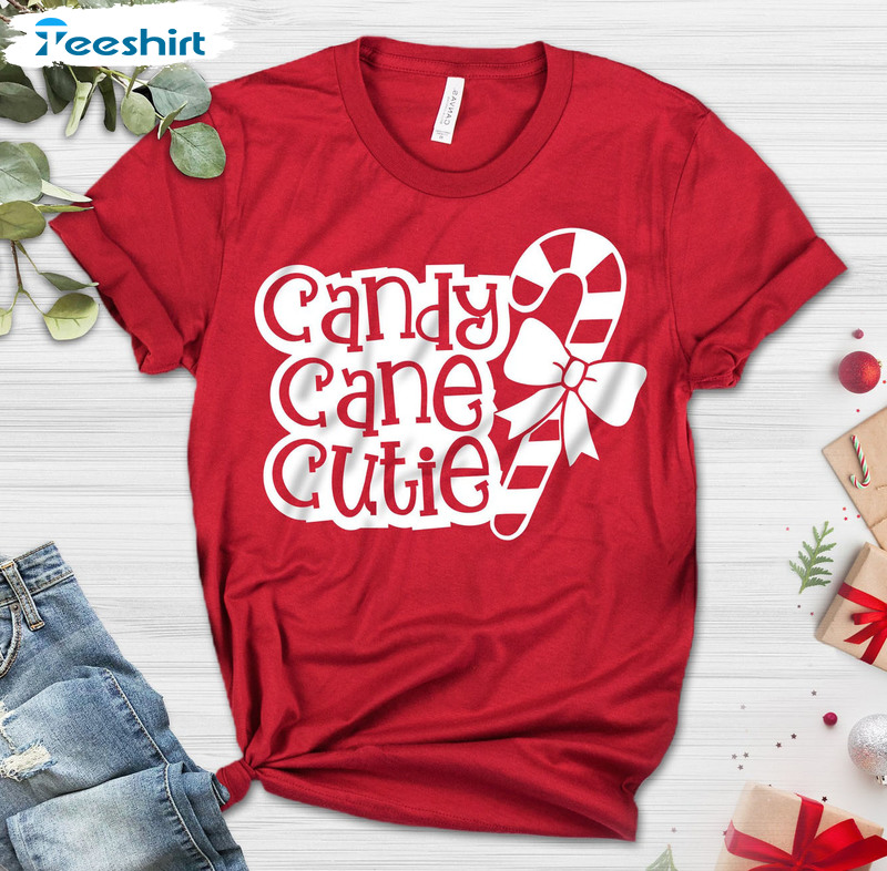 Candy Cane Cutie Sweatshirt, Christmas Unisex T-shirt Unisex Hoodie