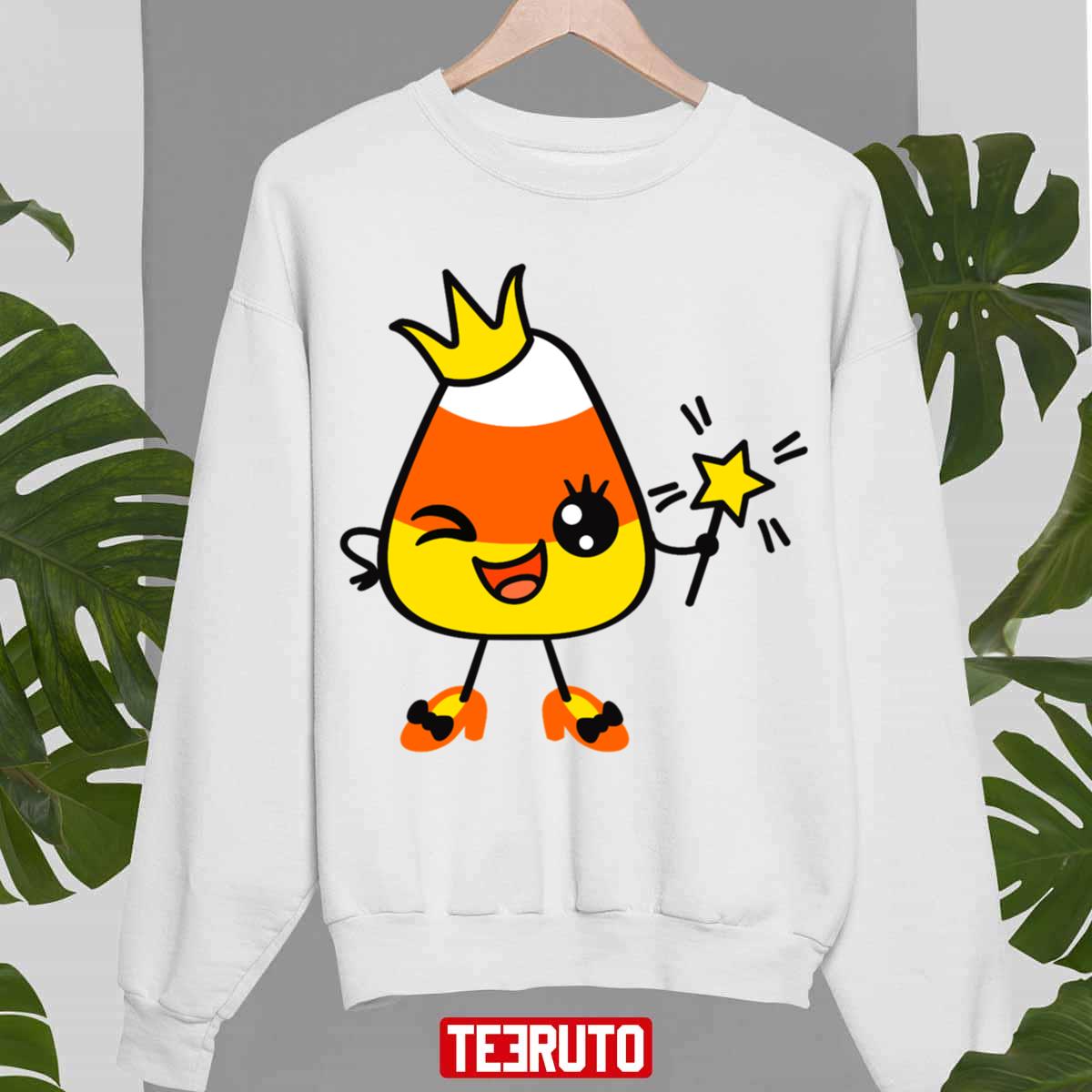 Candy Corn Princess Halloween Unisex Sweatshirt