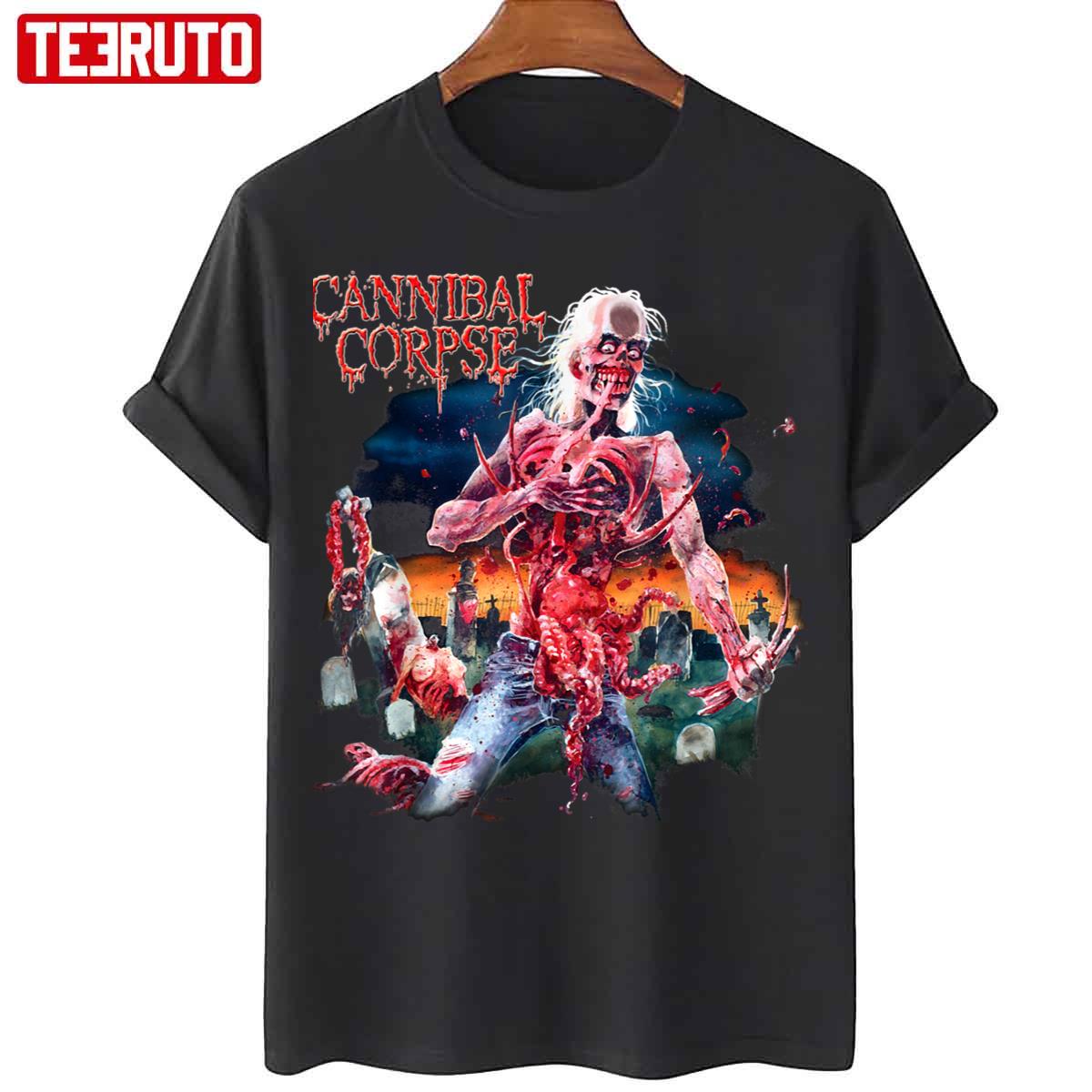 Cannibal Corpse Official Merchandise Eaten Back To Life Halloween Unisex T-Shirt