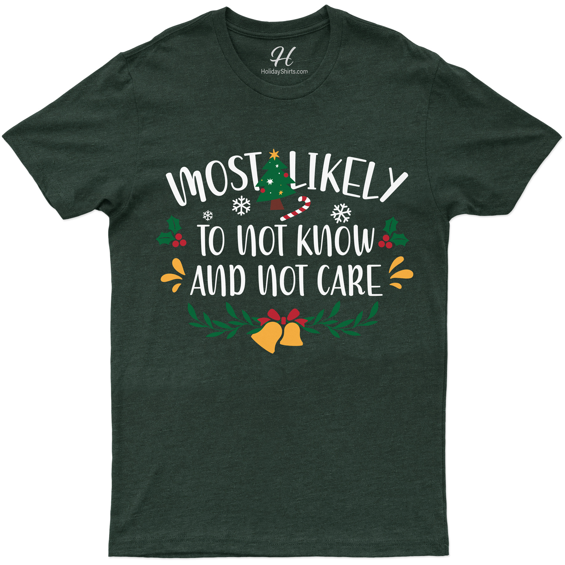 Carefree Christmas Shirt: HolidayShirts.com Exclusive