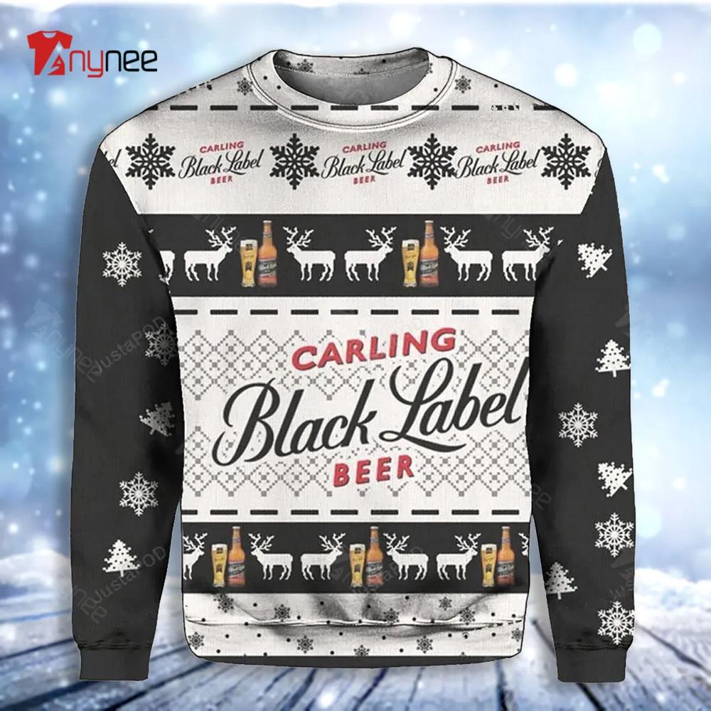 Carling Black Label Ugly Christmas Sweater- Best Christmas Gifts 2023