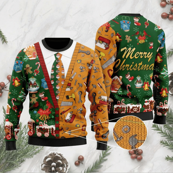 Carpenter Ugly Christmas Sweater | For Men & Women | Adult | US1059- Best Christmas Gifts 2023