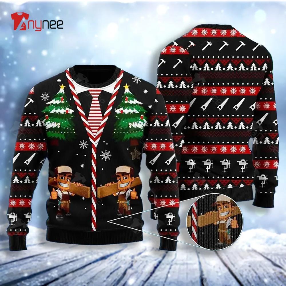 Carpenter Ugly Christmas Sweater- Best Christmas Gifts 2023