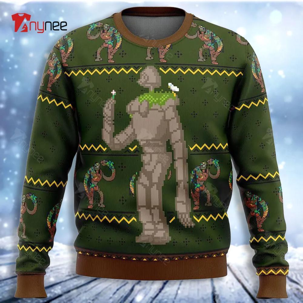 Castle In The Sky Laputan Robot Soldier Ugly Christmas Sweater- Best Christmas Gifts 2023