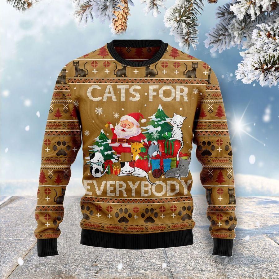 Cats For Everybody Ugly Christmas Sweater | For Men & Women | Adult | US1426- Best Christmas Gifts 2023