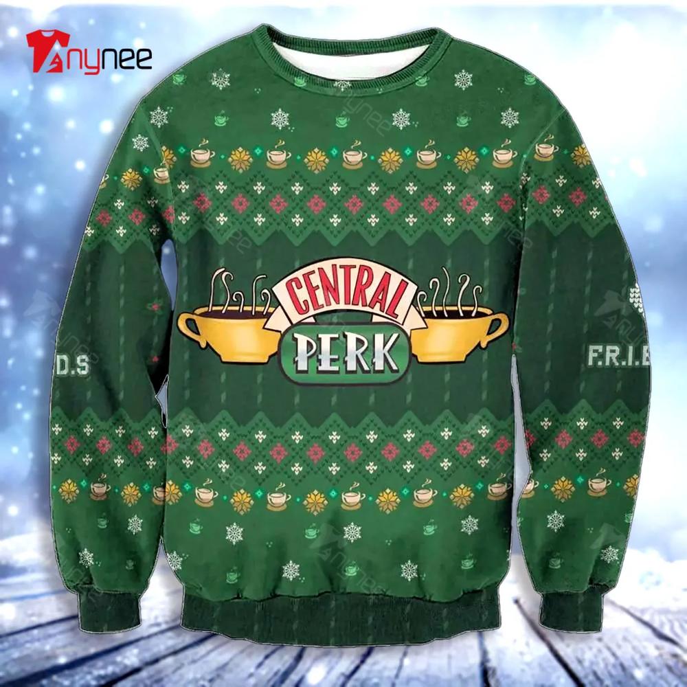 Central Perk Friends Series Ugly Christmas Sweater- Best Christmas Gifts 2023