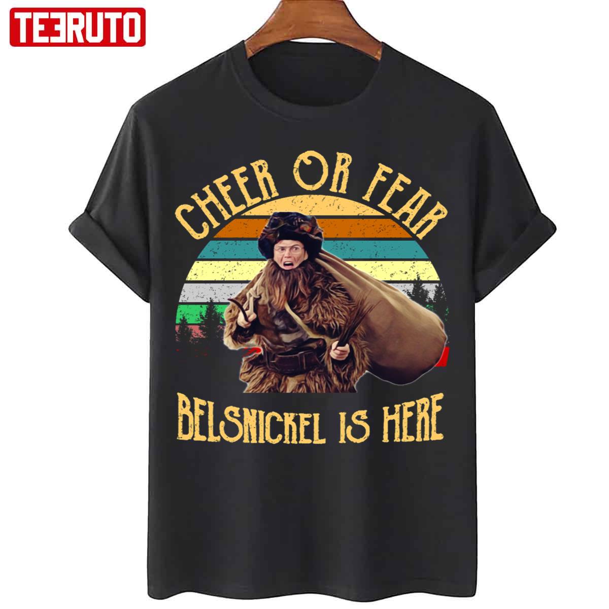 Cheer Or Fear Belsnickel Is Here Dwight Schrute The Office Halloween Unisex T-Shirt