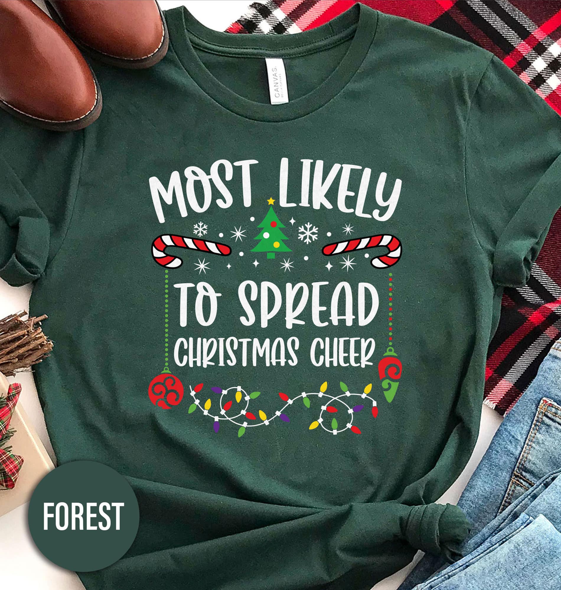 Cheer-Spreading Holiday Shirt – Christmas Edition