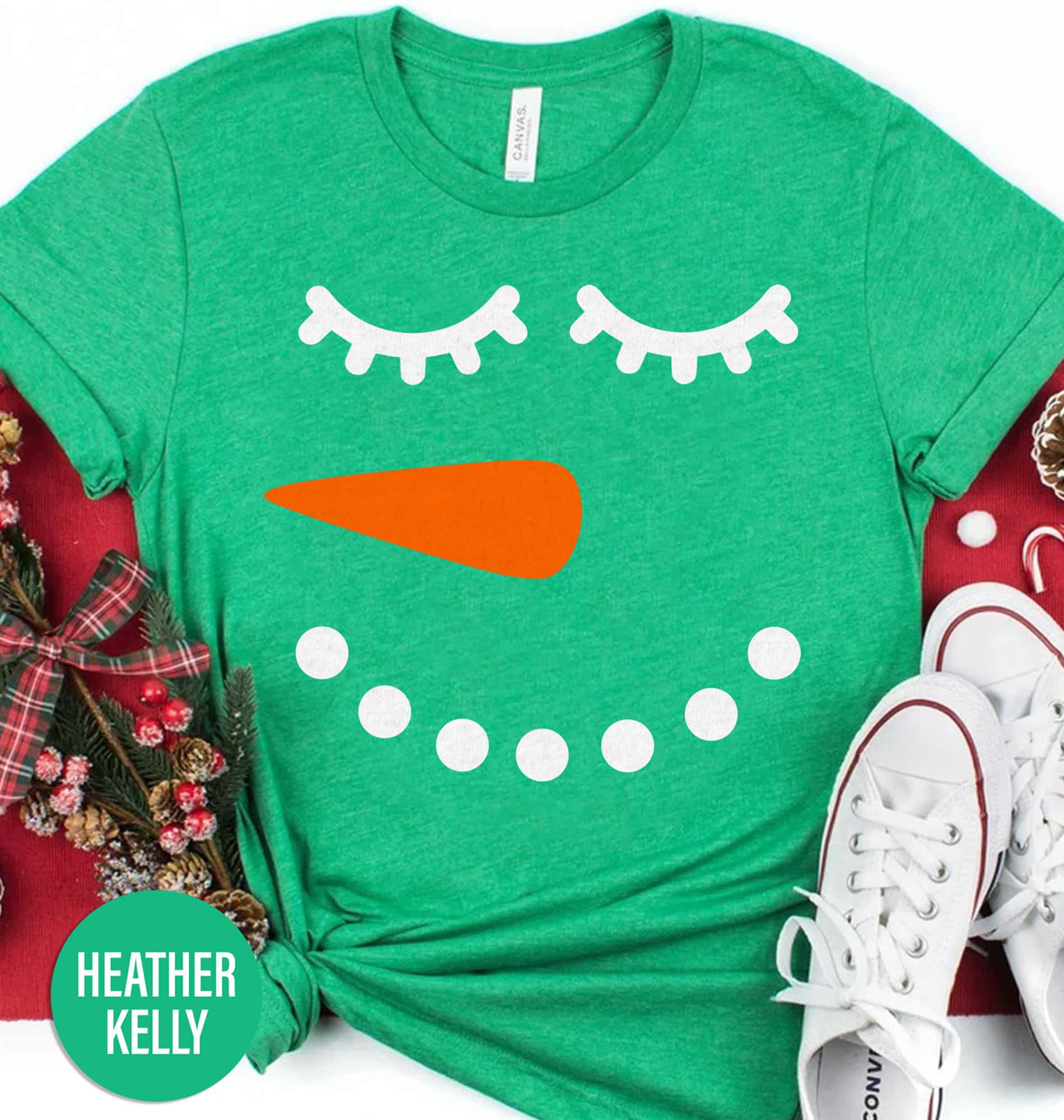 Cheery Snowman Holiday Shirt – Christmas Delight