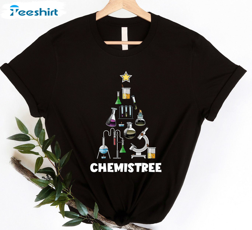 Chemistree Christmas Shirt, Lover Christmas Long Sleeve Unisex T-shirt