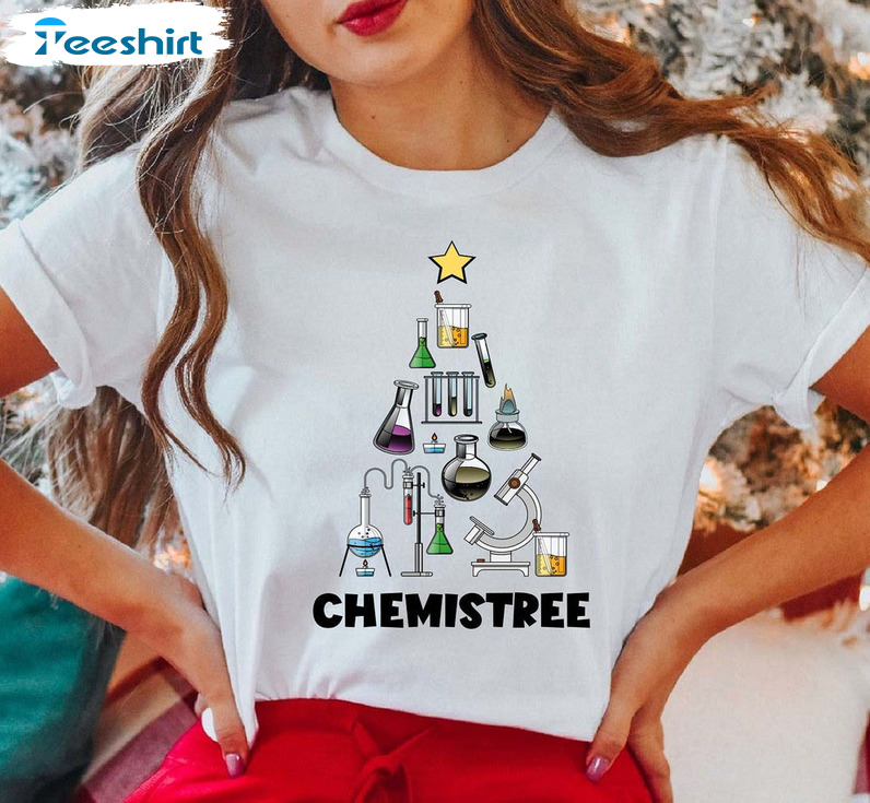 Chemistree Christmas Shirt, Lover Christmas Long Sleeve Unisex T-shirt