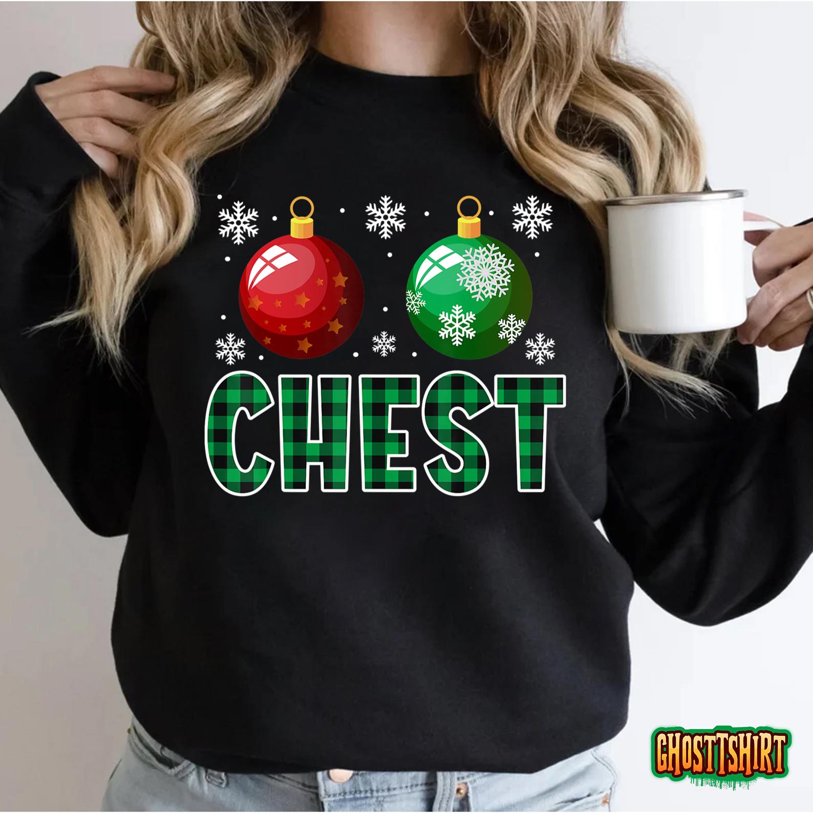 Chest Nuts Christmas T Shirt Matching Couple Chestnuts Sweatshirt