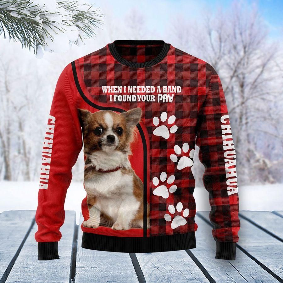 Chihuahua Paw Ugly Christmas Sweater | For Men & Women | Adult | US1434- Best Christmas Gifts 2023