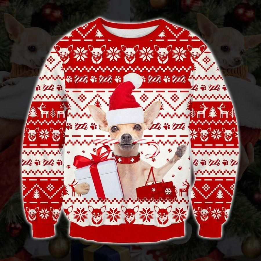 Chihuahua Ugly Christmas Sweater | For Men & Women | Adult | US1888- Best Christmas Gifts 2023