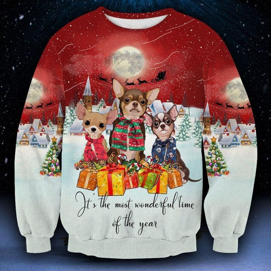 Chihuahua Ugly Christmas Sweater | For Men & Women | Adult | US1891- Best Christmas Gifts 2023