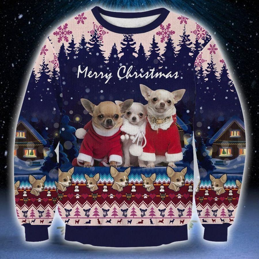 Chihuahua Ugly Christmas Sweater | For Men & Women | Adult | US1894- Best Christmas Gifts 2023